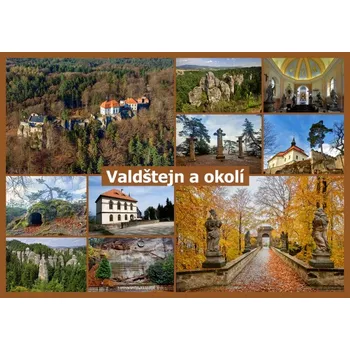 66000346 Pohlednice Valdštejn a okolí (hrad Valdštejn a okolí)