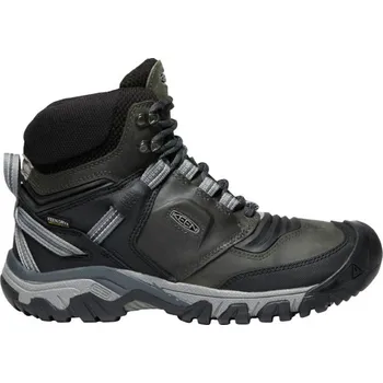 Pánská treková obuv Pánská outdoorová obuv Keen Flex Mid WP Magnet/Black US 10,5