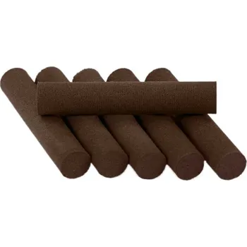 Foam Cylinders Brown 8mm