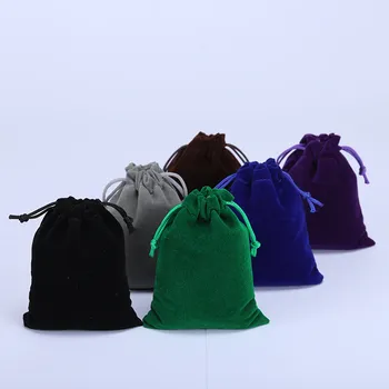 Souprava šperků Sametový dárkový pytlíček Tmavě modrá