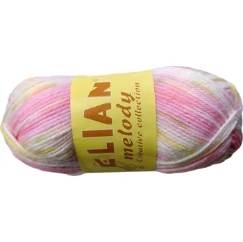 Příze Příze Elian melody melír růžový 50g CZ