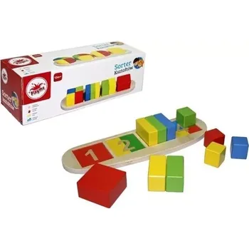 Dřevěná hračka Top Bright dřevěná vkládačka tvary