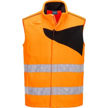 pracovní vesta PORTWEST Vesta PW231, Hi-Vis, fleece, reflexní POR-PW231OBR4XL 4XL Oranžová/černá