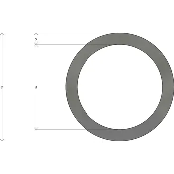Stavební profil Aluris Hliníková trubka kruh Povrchová úprava: Bez PÚ, Rozměr D d s /mm: 7 х 5 х 1