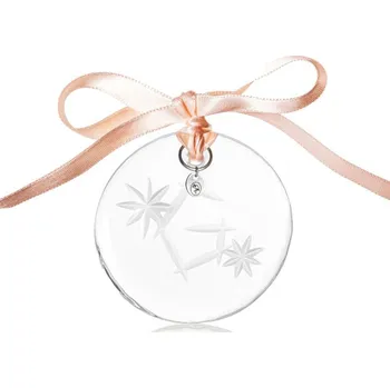 Vánoční ozdoba Vánoční ozdoba 6 cm G clear