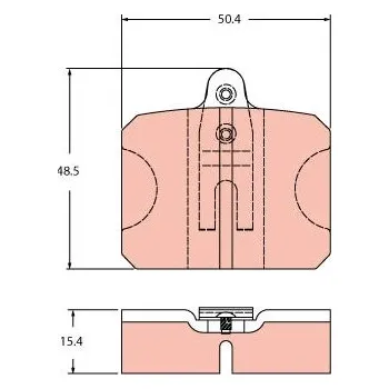Brzdová destička Sada brzdových destiček, kotoučová brzda TRW GDB2400