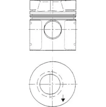 Motor automobilu Píst KOLBENSCHMIDT 93951600