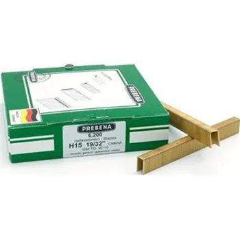 Průmyslová sponka Prebena H-12 CNK HA - Spony do sponkovačky výška 12 mm šíře 8,6 mm, (bal. 9 300ks)