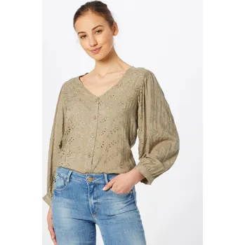 ZABAIONE DÁMSKÁ VOLNÁ BLŮZA MADEIRA - OLIVOVÁ XL