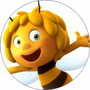 Jedlá dekorace na dort Jedlý papír Včelka Mája 19,5 cm