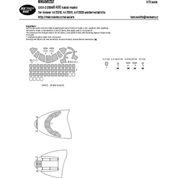Plastikový model New Ware 1/72 Mask CASA C-295M BASIC (ANSWER)