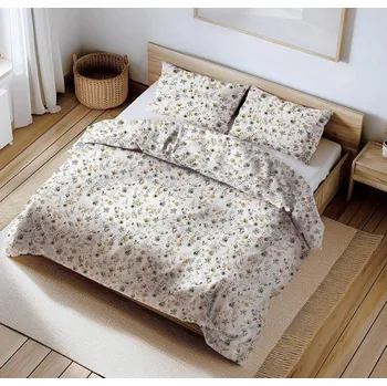 Povlečení Bavlněné povlečení Louka zelená Uzávěr: Zip