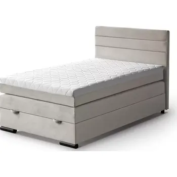 Postel Kontinentální boxspring postel LORA 200x120, béžová (mono 232)
