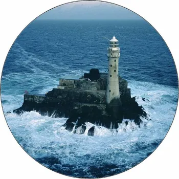 Jedlá dekorace na dort Jedlý papír maják na skále 19,5 cm