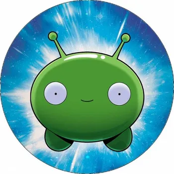 Jedlá dekorace na dort Jedlý papír Final Space Mooncake 19,5 cm