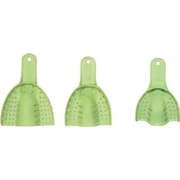 Příbor Plastová otiskovací lžíce, zelená, S, horní, 10 ks