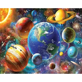Diamantové malování Sada na diamantové malování Země