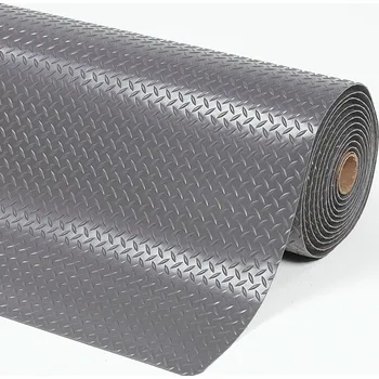 Šedá protiúnavová laminovaná rohož (role) Cushion Trax - 6 m x 91 cm x 1,4 cm (81716481) FLOMAT