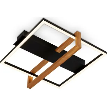 BRILONER LED stropní svítidlo, 34,5 cm, 14W, 400lm, černá BRILO 3775015