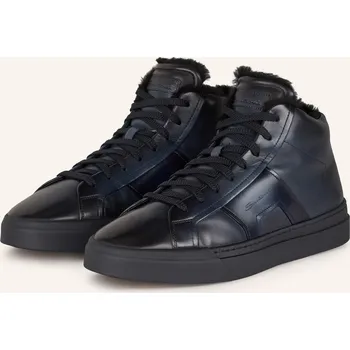 Pánské tenisky Santoni Pánské Vysoké Sneakersy, tmavě modrá, 41