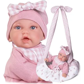 Realistická panenka Antonio Juan s měkkým látkovým tělem 27 cm