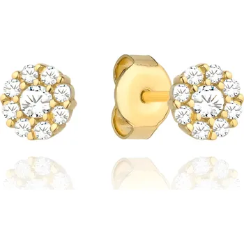 Hodinky Náušnice Bonore - Zlato 585 - Kubický Zirkon 143405