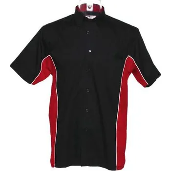 Pánská košile Cinkili Košile CKK8185 black & red Velikost: M