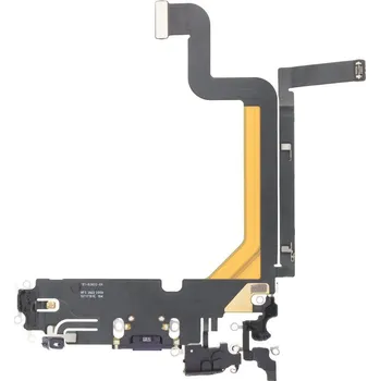 Nabíjecí port a flex kabel pro iPhone 14 Pro Max ORI - Fialový