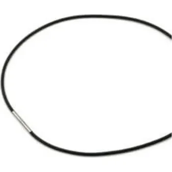 Náhrdelník Kaučukové lanko Boccia Titanium 0801-01 - 50 + 5 let záruka a dárek ZDARMA