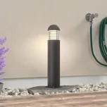 Markslöjd Soklové svítidlo Kurt z kovu v šedé barvě šedá, čirá 1 x 20 W - Doprava zdarma