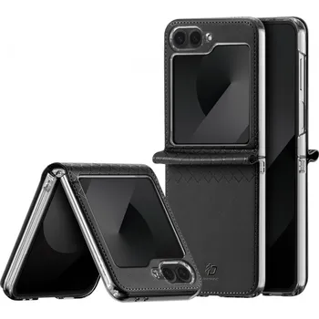 Telefonní příslušenství DUX DUCIS Bril pouzdro z eko kůže pro Samsung Galaxy Z Flip6 Black
