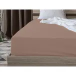 Jersey prostěradlo EXCLUSIVE světle hnědé 200 x 220 cm
