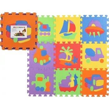 Pěnové puzzle dopravní prostředky 27 × 27