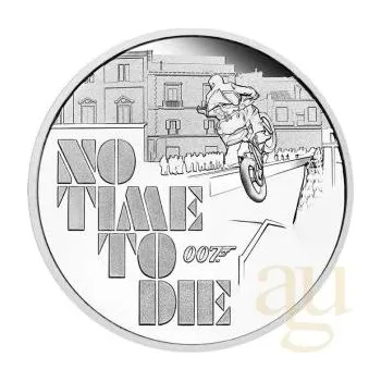 1 unce stříbrná mince Tuvalu James Bond 007 - No Time to Die 2020 - leštěná deska