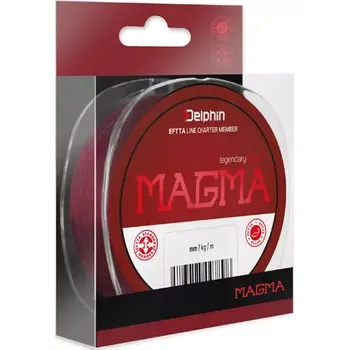 Monofil Delphin MAGMA / bordový 0,234mm 4,7kg 300m