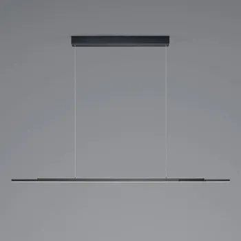 BANKAMP Lightline V3 závěsné up/down antracit - baldachýn - délka 64 cm, výška 5,2 cm matná antracitová LED celkem 60 W - Doprava zdarma