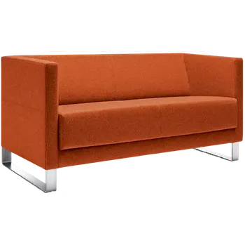 Sedací souprava VELA - 3V, křeslo, koženka SL 24 - koženka oranžová