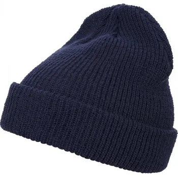 Čepice Long Knit Beanie - navy