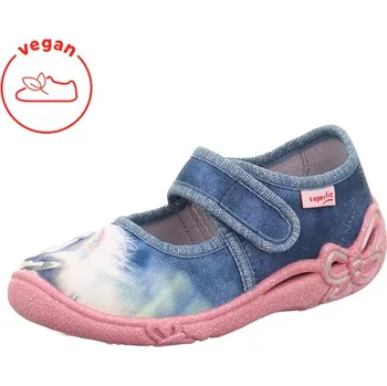 Dívčí bačkory Dětské přezůvky papučky Superfit 1-800288-8050 BELINDA Velikost: 23