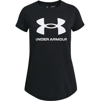 Dívčí tričko Dívčí triko Under Armour Live Sportstyle Graphic velikost YM black