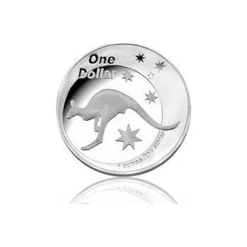 Sběratelství 1 unce stříbrná mince Austrálie klokan 2005 (RAM)