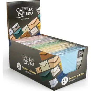 Obálka Galeria Papieru obálky C6 mix metalické barvy, 45bal./DISPLAY GP10PDISPLAY01