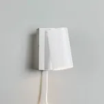 Euluna Nástěnné bodové svítidlo Mono I s konektorem bílé - Bodovka - délka 10,5 cm, Ø 5,5 cm bílá 1 x 10 W LED - Doprava zdarma