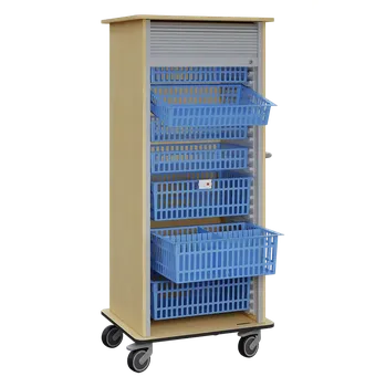 DEXTER 27 vozík boxový, roletový, 1780x780x620 mm, bříza světlá