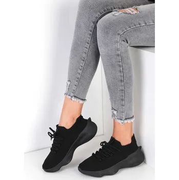 Dámské tenisky DoAndBe Černé ponožkové tenisky PC27ALL.B Velikost: 36