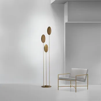 Lampička ICONE Masai LED stojací lampa 927 3 zdroje bronz kartáčovaný bronz LED celkem 45 W - Doprava zdarma