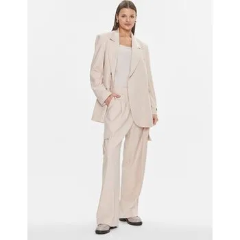 Dámské kalhoty Herskind Kalhoty z materiálu Louise 5011993 Béžová Relaxed Fit 40