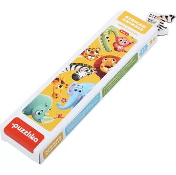 Puzzle Puzzlika 14774 Africká zvířátka naučné 8 zvířátek 16 dílků