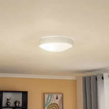 Lamkur Stropní světlo Jaris, sklo zakřivené, Ø 26 cm, bílé bílá 1 x 60 W - Doprava zdarma