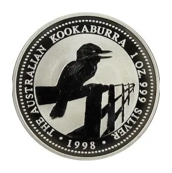 1 kilogram stříbrná mince Austrálie Kookaburra 1998